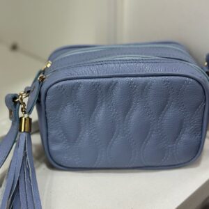 Bolsa Couro Legítimo pequena 2 zíper