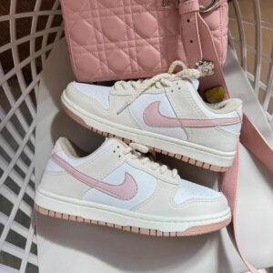 Dunk Sb bege/branco/rosa