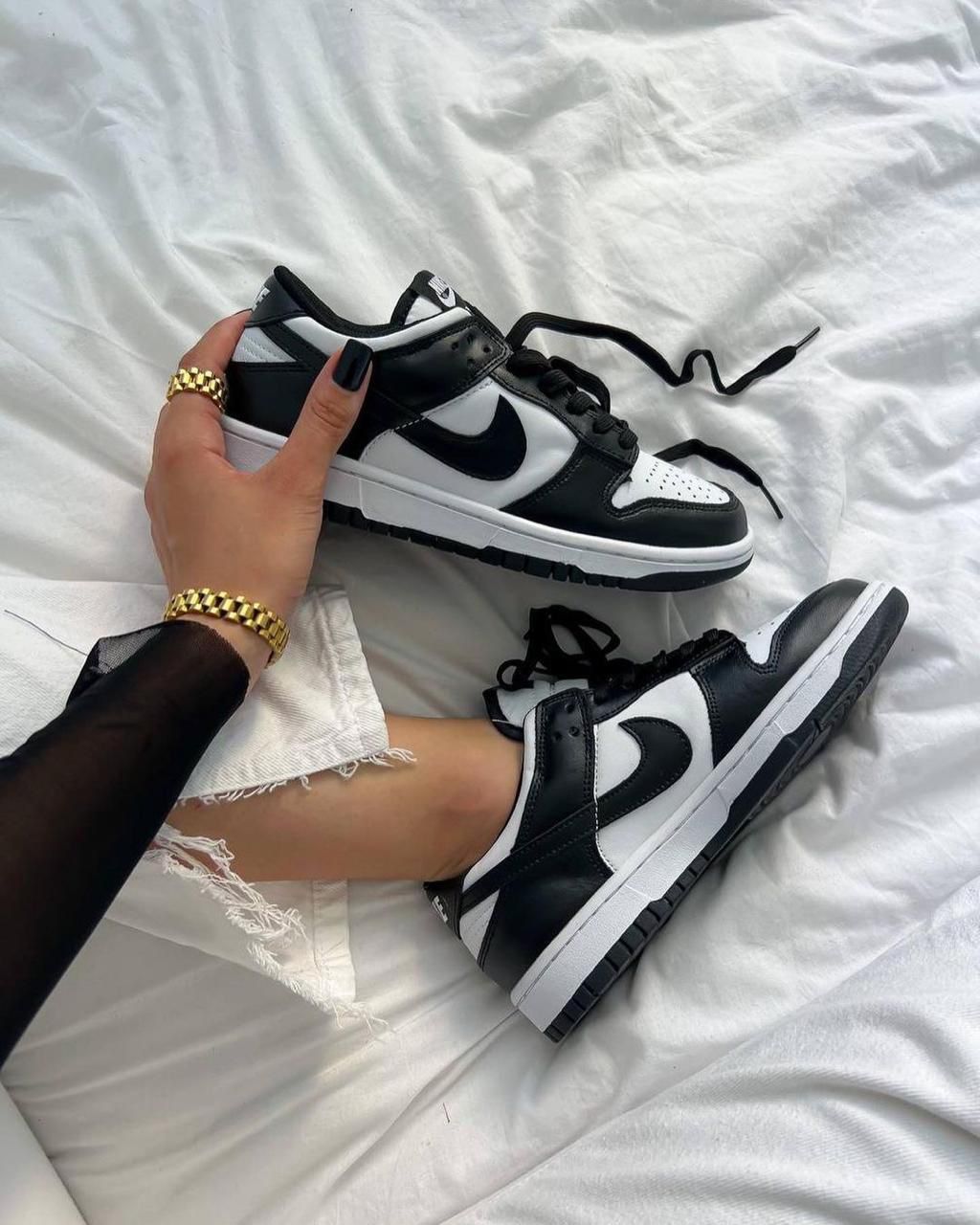 Dunk Low Panda  preto/branco
